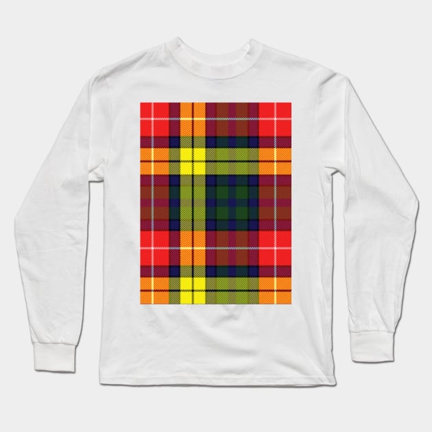 Clan Buchanan Tartan Long Sleeve T-Shirt by All Scots!